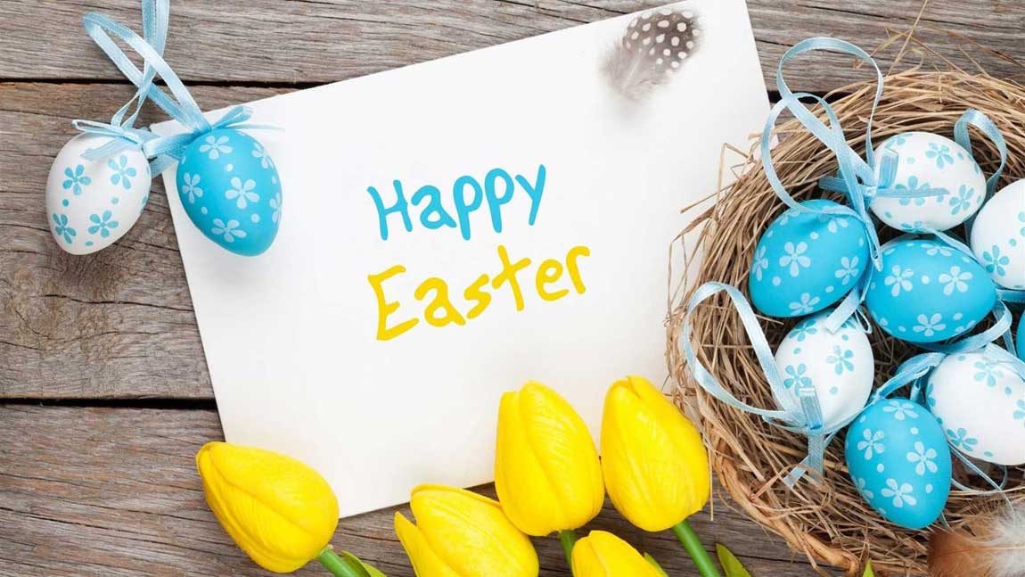 We wish you a Happy Easter, full of joy and love.